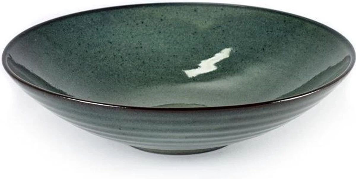 Serax Aqua diep bord ø 23 cm aardewerk donkerblauw Serax Aqua Diep Bord ø 23 Cm Aardewerk Donkerblauw -Serax