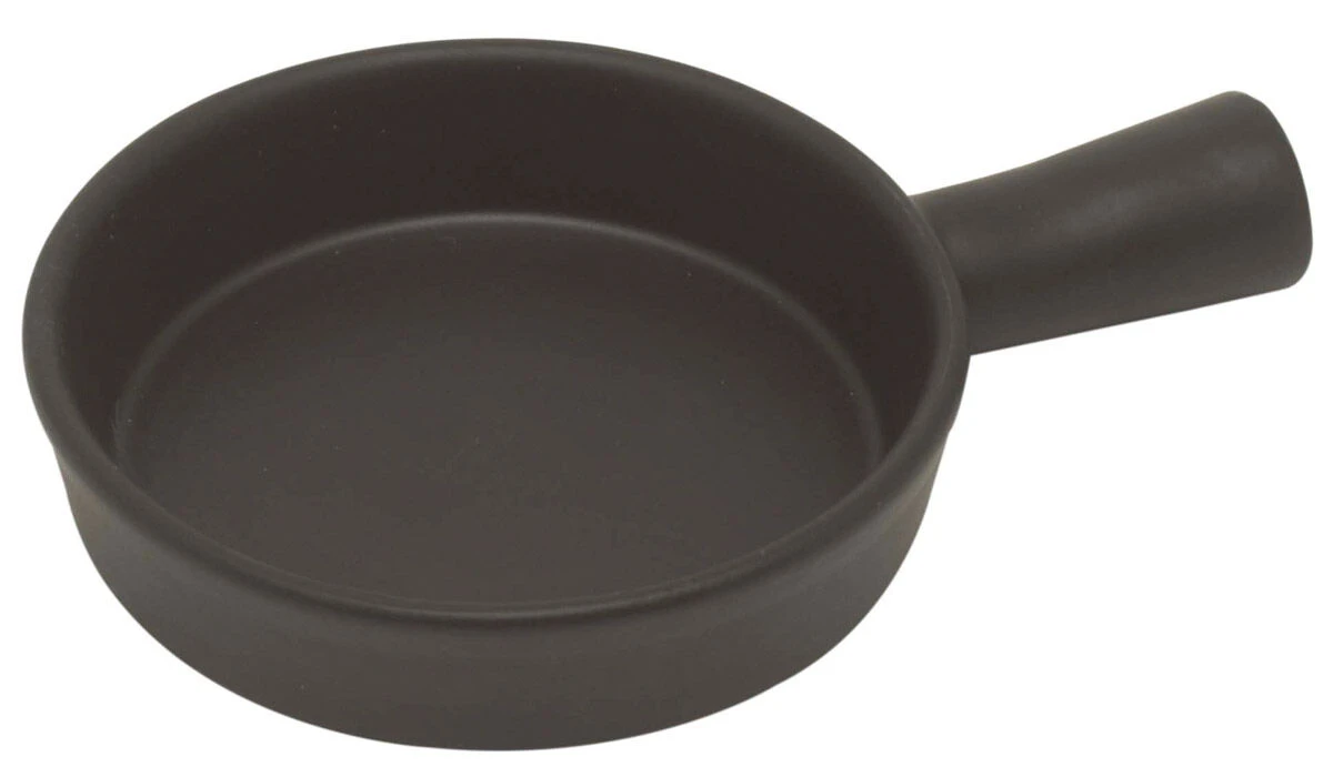 Serax Surface By Sergio Herman Pan ø 21 Cm Terracotta Zwart