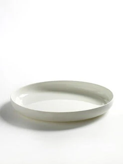 Serax Base Hoog Dinerbord ΓΈ 24 Cm Hoogte 3 Cm Porselein Wit Mat