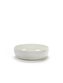 Serax Base Diep Bord ø 16 Cm Hoogte 4,5 Cm Porselein Wit Geglazuurd
