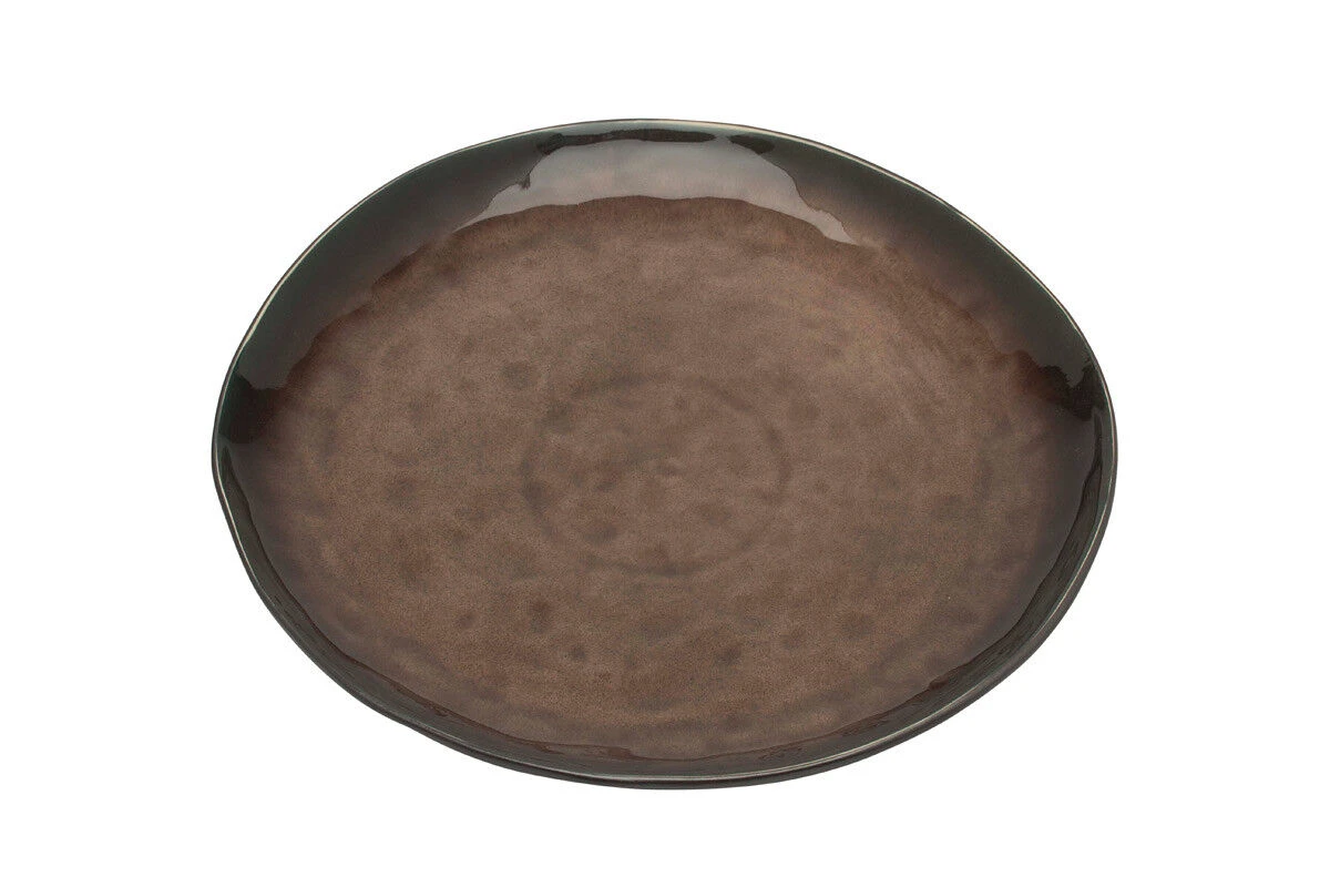 Serax Pure serveerbord ø 34 cm keramiek bruin Serax Pure Serveerbord ø 34 Cm Keramiek Bruin -Serax 6490 61332 1