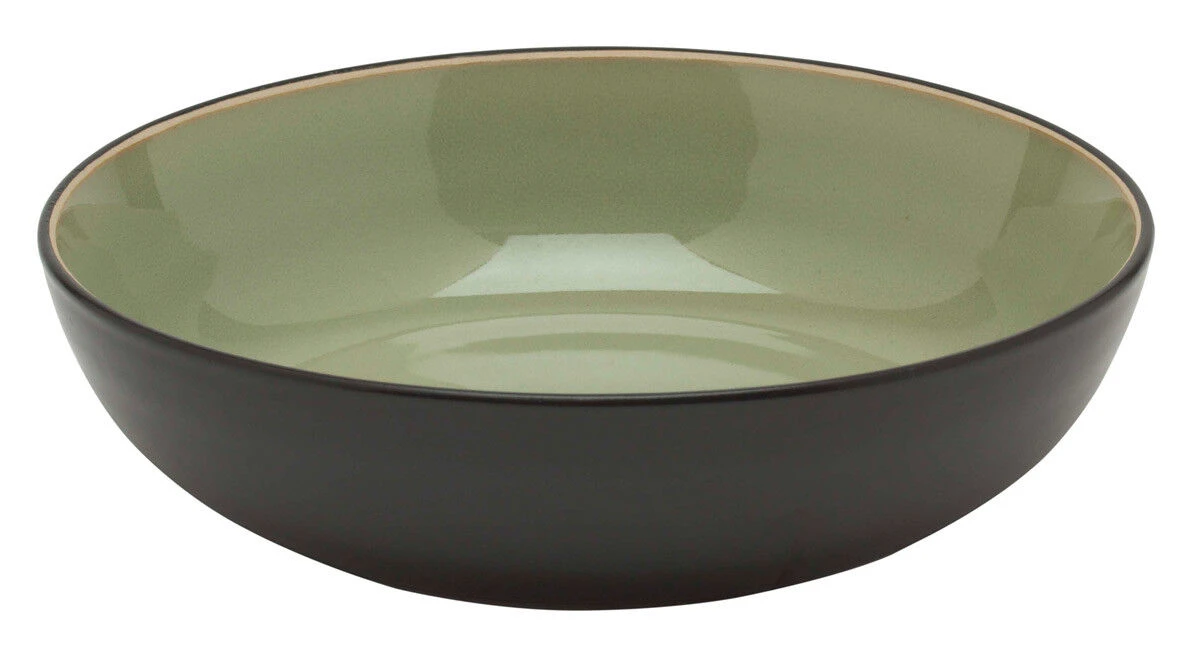 Serax Pure schaal ø 20,5 cm keramiek aquagroen/zwart Serax Pure Schaal ø 20,5 Cm Keramiek Aquagroen/zwart -Serax 7876 61337 1