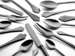 Serax Merci Mix 1-2-3 Tafelvork Antraciet Stone Wash 3 Stuks 2 Serax Merci Mix 1-2-3 Tafelvork Antraciet Stone Wash 3 Stuks -Serax b0718307bs106 1 3