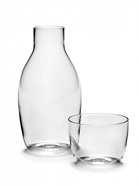 Serax Passe-Partout karaf met glas 750 ml glas 2-delig Serax Passe-Partout Karaf Met Glas 750 Ml Glas 2-delig -Serax b0819002