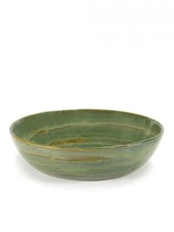 Serax Pure Slaschaal ΓΈ 20 Cm H 5 Cm Keramiek Groen