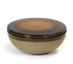 Serax Surface By Sergio Herman Kom Met Deksel ΓΈ 13 Cm Rusty Brown