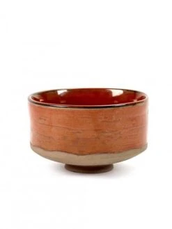 Serax Merci Meal X3 Kom No 1 Medium ø 12,5 Cm Aardewerk Rood/bruin