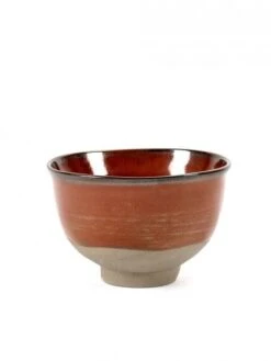 Serax Merci Meal X3 Kom No 2 Medium ø 12,5 Cm Aardewerk Rood/bruin