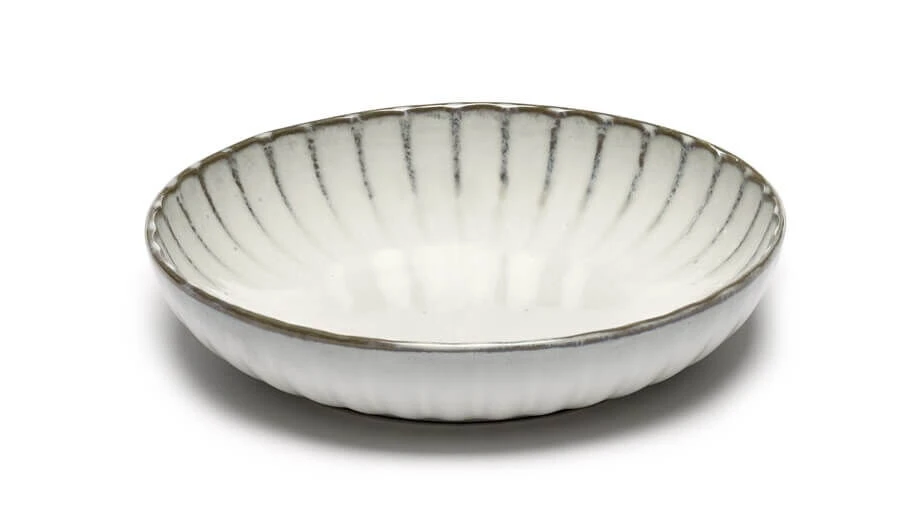 Serax INKU by Sergio Herman hoog bord S ø 19 cm h 4 cm aardewerk wit Serax INKU By Sergio Herman Hoog Bord S ø 19 Cm H 4 Cm Aardewerk Wit -Serax b5120243w 1