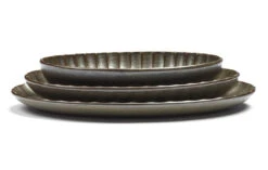 Serax INKU By Sergio Herman Serveerschaal Ovaal 19 X 13 Cm H 3,7 Cm Aardewerk Groen 2 Serax INKU By Sergio Herman Serveerschaal Ovaal 19 X 13 Cm H 3,7 Cm Aardewerk Groen -Serax b5120247gs3 1 1