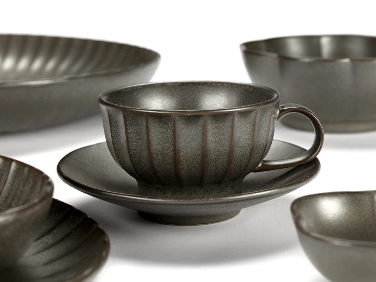 Serax INKU by Sergio Herman cappuccinokop 200 ml aardewerk groen Serax INKU By Sergio Herman Cappuccinokop 200 Ml Aardewerk Groen -Serax b5120250gs1 1