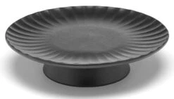 Serax INKU By Sergio Herman Taartplateau L ø 24 Cm H 6,5 Cm Aardewerk Zwart