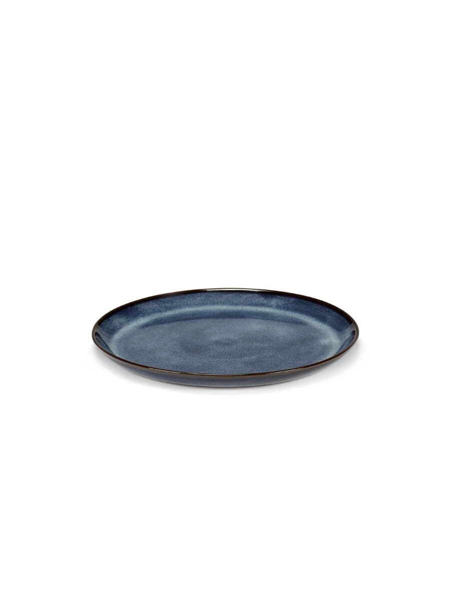 Serax Pure bord met hoge rand M ø 23,5 cm keramiek Dark Blue Glazed Serax Pure Bord Met Hoge Rand M ø 23,5 Cm Keramiek Dark Blue Glazed -Serax b5120401d m2 1