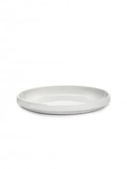 Serax Passe-Partout Bord Laag ø 22 Cm H 2,5 Cm Porselein Wit Mat