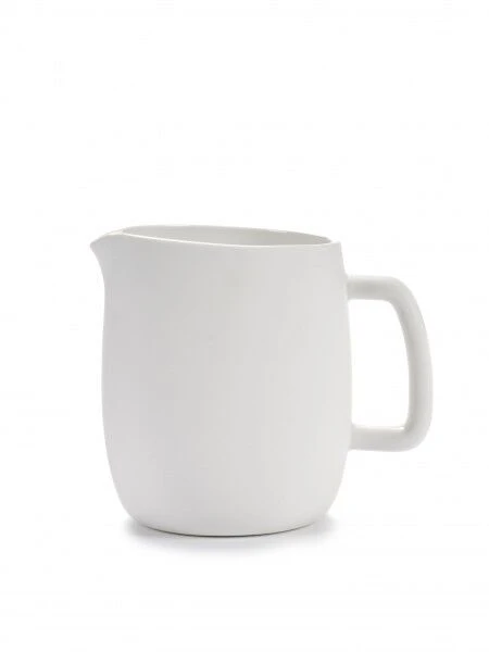 Serax Passe-Partout Kannetje 750 Ml ø 11,2 Cm H 13,2 Cm Porselein Wit Mat