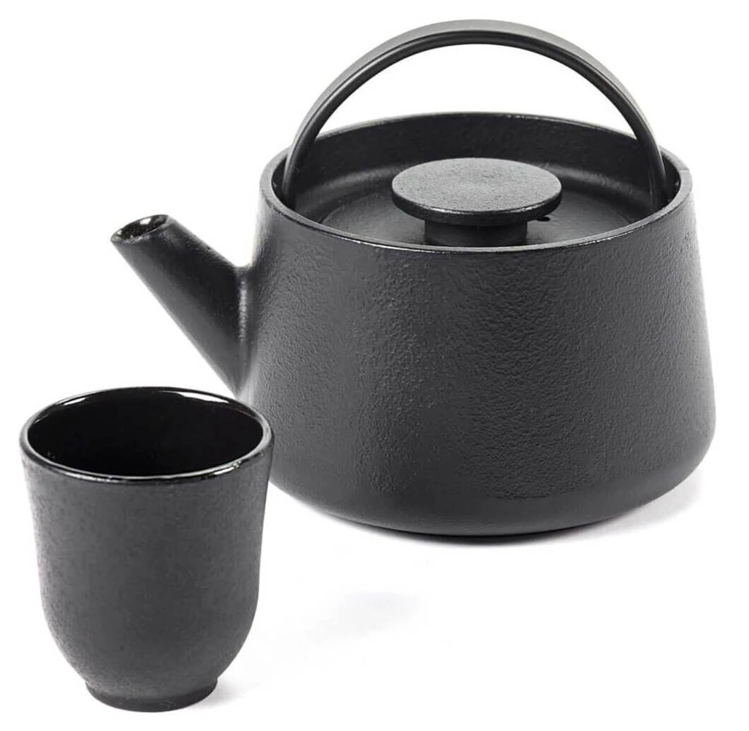 Serax INKU by Sergio Herman theepot 800 ml gietijzer zwart Serax INKU By Sergio Herman Theepot 800 Ml Gietijzer Zwart -Serax b6820002s1 1