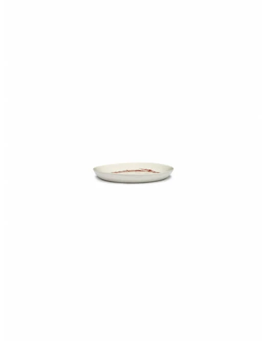 Serax Feast by Ottolenghi bord XS ø 16 cm h 2 cm aardewerk White + Swirl-Stripes Red Serax Feast By Ottolenghi Bord XS ø 16 Cm H 2 Cm Aardewerk White + Swirl-Stripes Red -Serax b8921003c