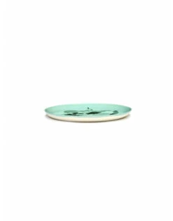 Serax Feast By Ottolenghi Bord L ΓΈ 26 Cm H 2 Cm Aardewerk Azure + Pepper Green