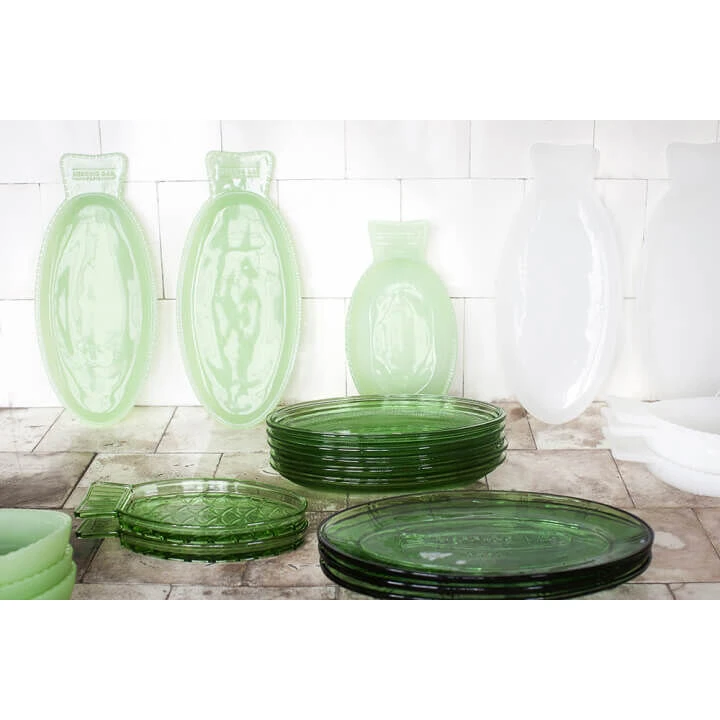 Serax Fish & Fish limonadeglas ø 8 cm glas groen Serax Fish & Fish Limonadeglas ø 8 Cm Glas Groen -Serax fish 7