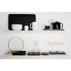 Serax Passe-Partout Bord Laag ø 22 Cm H 2,5 Cm Porselein Wit Mat -Serax passe partout 3 9