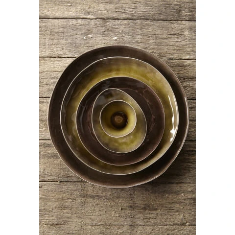 Serax Pure schaal rond ø 26 cm keramiek bruin Serax Pure Schaal Rond ø 26 Cm Keramiek Bruin -Serax pure 1 25