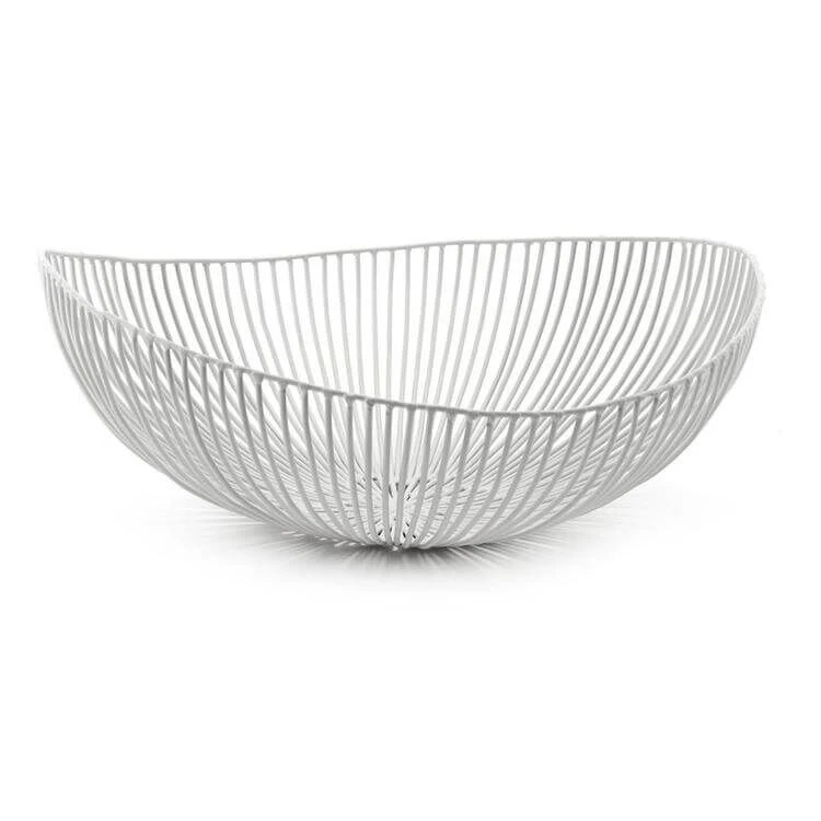 Serax Cesira fruitmand 39 x 13 cm ijzer wit Serax Cesira Fruitmand 39 X 13 Cm Ijzer Wit -Serax ser1