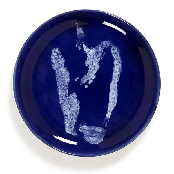 Serax Feast by Ottolenghi bord S ø 19 cm h 2 cm aardewerk Lapis Lazuli + Pepper White Serax Feast By Ottolenghi Bord S ø 19 Cm H 2 Cm Aardewerk Lapis Lazuli + Pepper White -Serax serax feast by ottolenghi bord s 19 cm h 2 cm aardewerk lapis lazuli pepper white