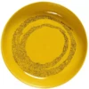 Serax Feast By Ottolenghi Hoog Bord ø 22 Cm H 4 Cm Aardewerk Sunny Yellow + Swirl-Dots Black
