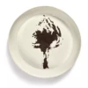Serax Feast By Ottolenghi Serveerschaal ø 44,5 Cm H 9 Cm Aardewerk White + Artichoke Black