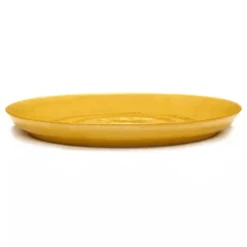 Serax Feast By Ottolenghi Serveerschaal M ΓΈ 34 Cm H 4 Cm Aardewerk Sunny Yellow + Swirl Dots Black