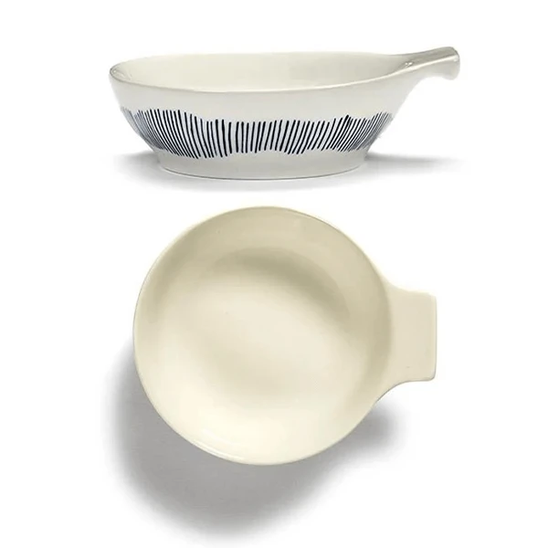 Serax Feast by Ottolenghi tapasbord L ø 11 cm h 3,5 cm aardewerk White + Swirl-Stripes Blue Serax Feast By Ottolenghi Tapasbord L ø 11 Cm H 3,5 Cm Aardewerk White + Swirl-Stripes Blue -Serax serax feast by ottolenghi tapasbord l 11 cm h 3 5 cm aardewerk white swirl stripes blue