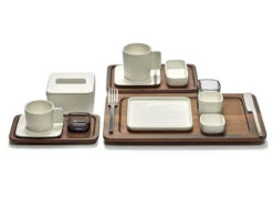 Serax HEII Marcel Wolterinck Bord Vierkant 24 X 24 Cm Porselein Wit -Serax serax2 1 4