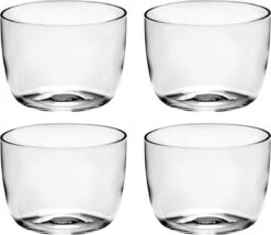 Serax Passe-Partout Glas Laag Zonder Voet 200 Ml ø 8 Cm H 6 Cm Glas 4-delig