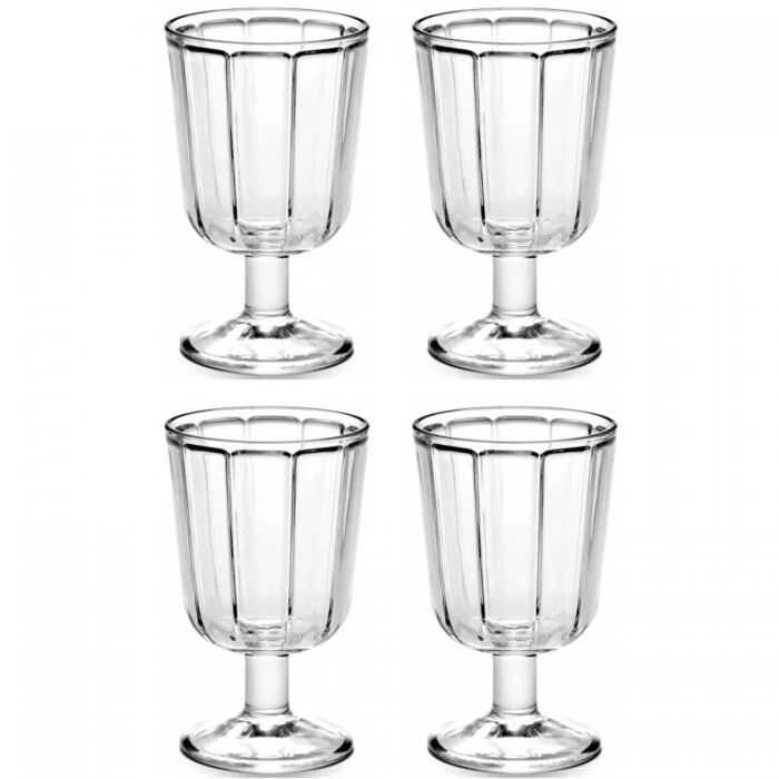 Serax Surface By Sergio Herman Witte Wijnglas ø 7,5 Cm Glas 4-delig -Serax serax surface by sergio herman witte wijnglas 7 5 cm glas 4 delig