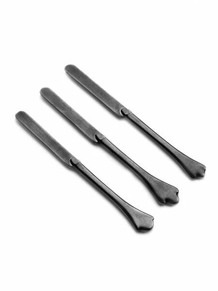 Serax Merci Mix 4-5-6 tafelmes antraciet stone wash 3 stuks Serax Merci Mix 4-5-6 Tafelmes Antraciet Stone Wash 3 Stuks -Serax table knife merci mix 4 5 6 anthracite stone 1